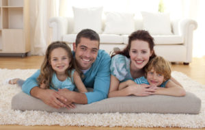 Happy Family Because Of A Healthy Heating System